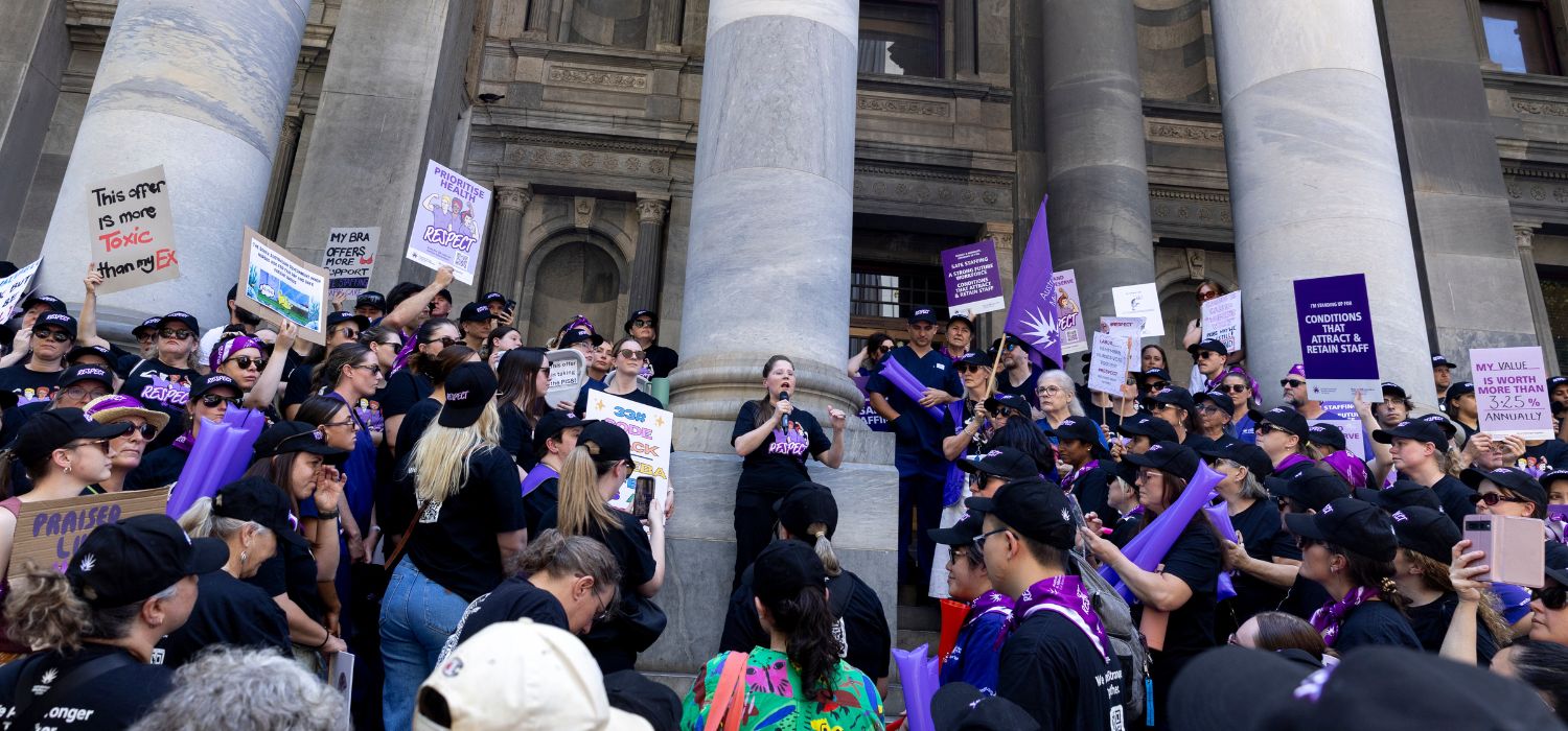 More than seven thousand nurses and midwives attended Adelaide’s March for Respect